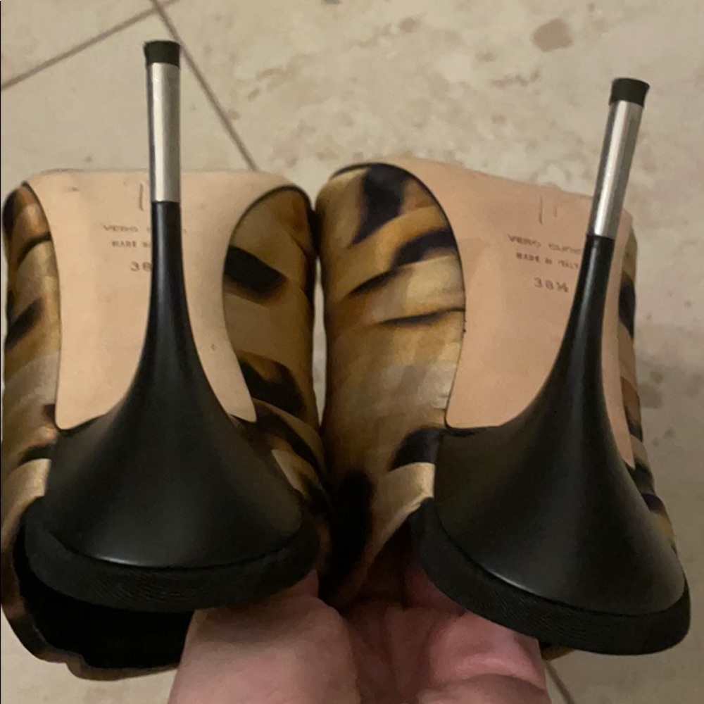 💙🛑SOLD🛑🛑Giuseppe Zanotti Silk Leopard Slide Heels - Picture 12 of 12